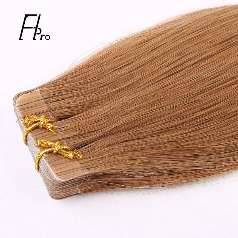 Premium Virgin Hair 18# Tape Hair Extensions Straight 18 inches